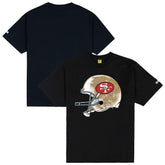 San Francisco 49ers GOLF WANG Helmet T-Shirt Black - NFL
