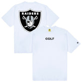 Las Vegas Raiders GOLF WANG Motto T-Shirt White - NFL