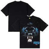 Carolina Panthers GOLF WANG Animal T-Shirt Black - NFL