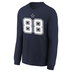 CeeDee Lamb Dallas Cowboys Youth Player Name & Number Long Sleeve T-Shirt Navy - Nike