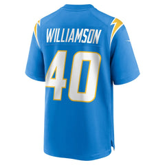 Kendall Williamson Los Angeles Chargers Team Game Jersey Powder Blue - Nike