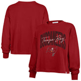 Tampa Bay Buccaneers '47 Women's Muse Sydney Long Sleeve Cropped T-Shirt Red - 47 brand