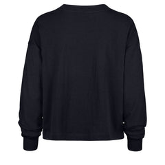 Seattle Seahawks '47 Women's Muse Sydney Long Sleeve Cropped T-Shirt College Navy - 47 brand