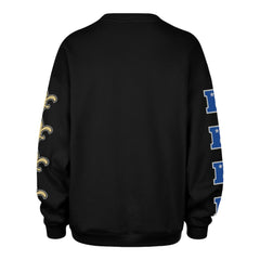 New Orleans Saints '47 Women's Go Big Oversized Pullover Sweatshirt Black - 47 brand