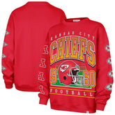 Kansas City Chiefs '47 Women's Go Big Oversized Pullover Sweatshirt Red - 47 brand