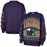 Minnesota Vikings '47 Women's Go Big Oversized Pullover Sweatshirt Purple - 47 brand