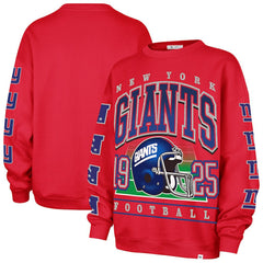 New York Giants '47 Women's Go Big Oversized Pullover Sweatshirt Red - 47 brand