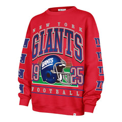 New York Giants '47 Women's Go Big Oversized Pullover Sweatshirt Red - 47 brand