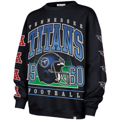 Tennessee Titans '47 Women's Go Big Oversized Pullover Sweatshirt Navy - 47 brand