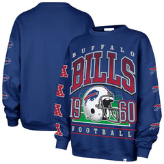 Buffalo Bills '47 Women's Go Big Oversized Pullover Sweatshirt Royal - 47 brand