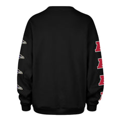 Baltimore Ravens '47 Women's Go Big Oversized Pullover Sweatshirt Black - 47 brand