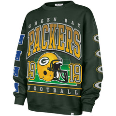Green Bay Packers '47 Women's Go Big Oversized Pullover Sweatshirt Green - 47 brand