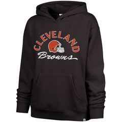 Cleveland Browns '47 Women's Whirlwind Naomi Pullover Hoodie Brown - 47 brand