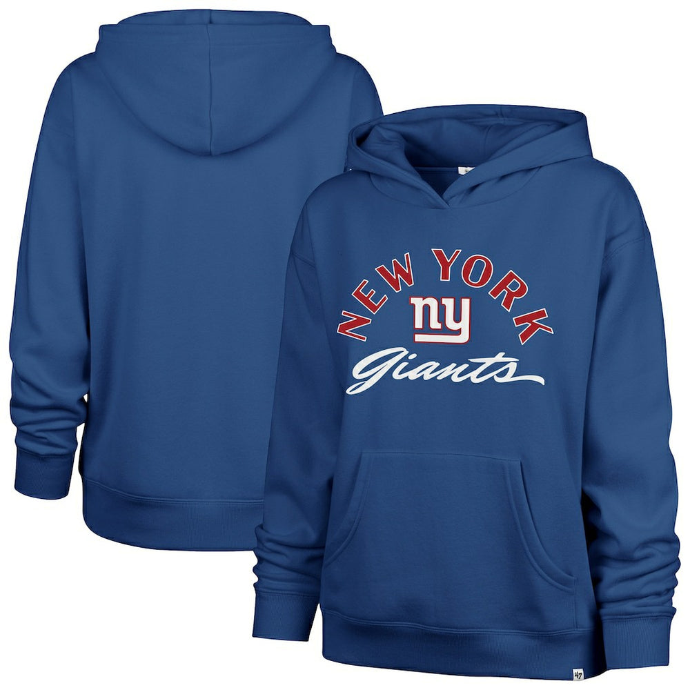 New York Giants '47 Women's Whirlwind Naomi Pullover Hoodie Royal - 47 brand