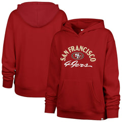 San Francisco 49ers '47 Women's Whirlwind Naomi Pullover Hoodie Scarlet - 47 brand