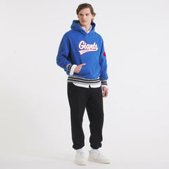 New York Giants x Todd Snyder Relaxed Canadian Fleece Hoodie Royal - NFL