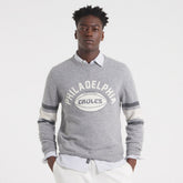 Philadelphia Eagles x Todd Snyder Cashmere Crew Sweater Heather Gray - NFL