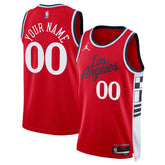 NBA - LA Clippers Jordan Brand Unisex 2024/25 Custom Swingman Jersey - Statement Edition - Red