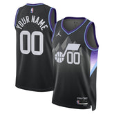 NBA - Utah Jazz Jordan Brand Unisex 2024/25 Custom Swingman Jersey - Statement Edition - Black