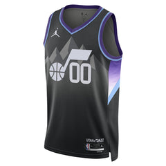 NBA - Utah Jazz Jordan Brand Unisex 2024/25 Custom Swingman Jersey - Statement Edition - Black