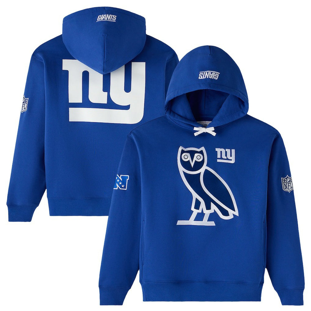 New York Giants OVO Icon Team Pullover Hoodie Royal - NFL