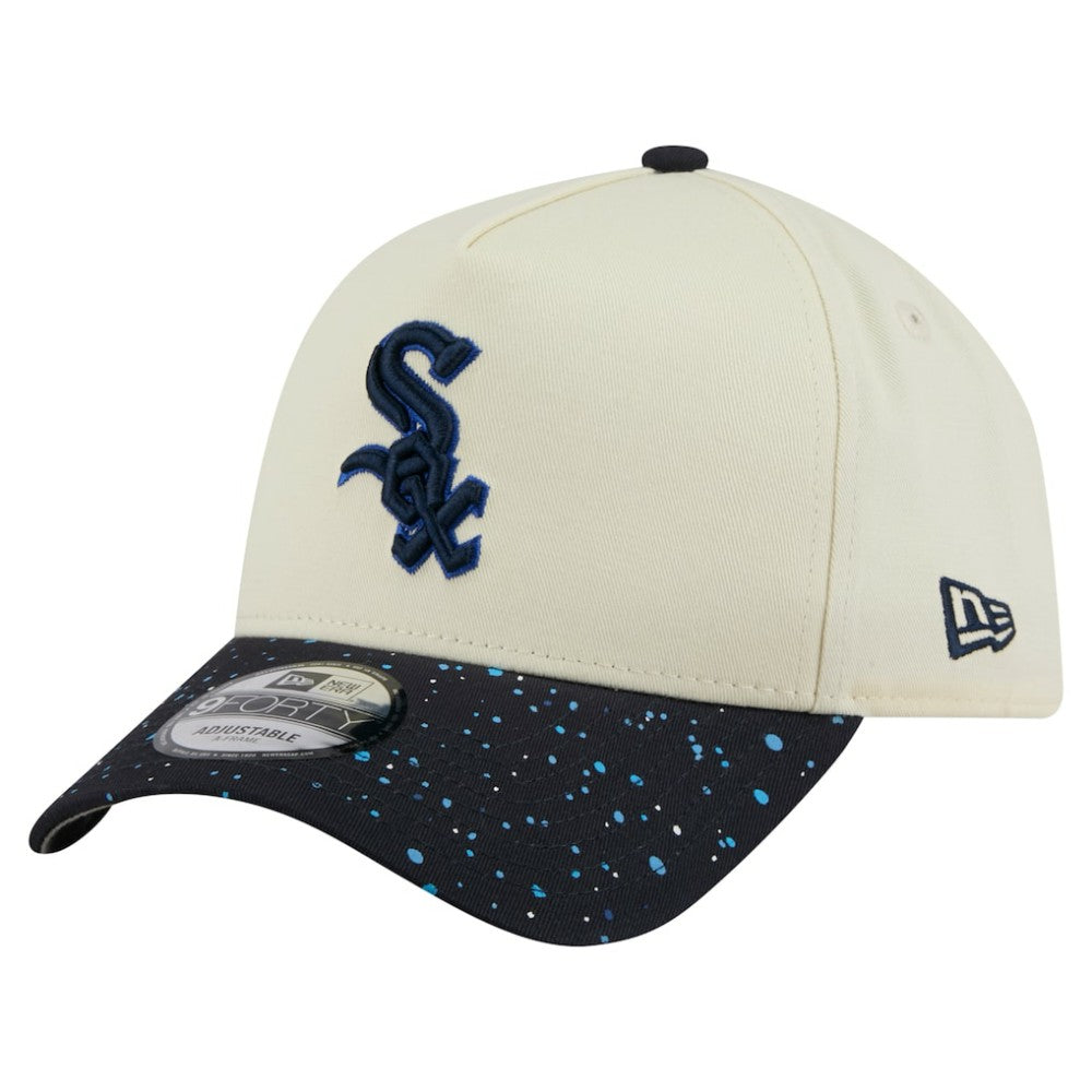 Chicago White Sox New Era Speckle A-Frame 9FORTY Adjustable Hat discount