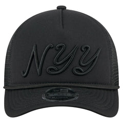 New York Yankees New Era City Initial 9FORTY A-Frame M-Crown Adjustable Trucker Hat discount