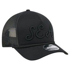 Seattle Mariners New Era City Initial 9FORTY A-Frame M-Crown Adjustable Trucker Hat Clearance