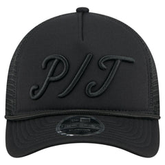 Pittsburgh Pirates New Era City Initial 9FORTY A-Frame M-Crown Adjustable Trucker Hat discount