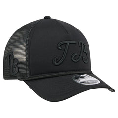 Tampa Bay Rays New Era City Initial 9FORTY A-Frame M-Crown Adjustable Trucker Hat for sale