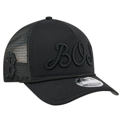 Boston Red Sox New Era City Initial 9FORTY A-Frame M-Crown Adjustable Trucker Hat Online