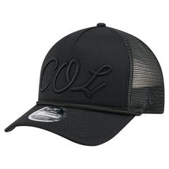 Colorado Rockies New Era City Initial 9FORTY A-Frame M-Crown Adjustable Trucker Hat discount