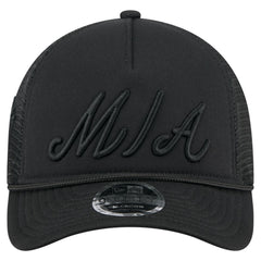 Miami Marlins New Era City Initial 9FORTY A-Frame M-Crown Adjustable Trucker Hat Online