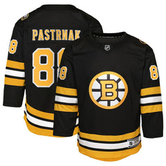 David Pastrnak Boston Bruins Youth Home Premier Player Jersey Black