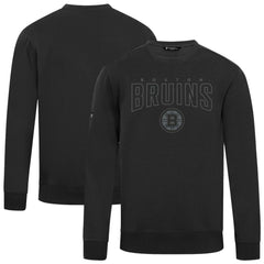 Boston Bruins Levelwear Zane Darkmoon Pullover Sweatshirt Black