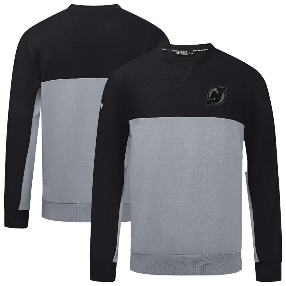 New Jersey Devils - Levelwear Legacy Nightfall Pullover Sweatshirt Black/Gray