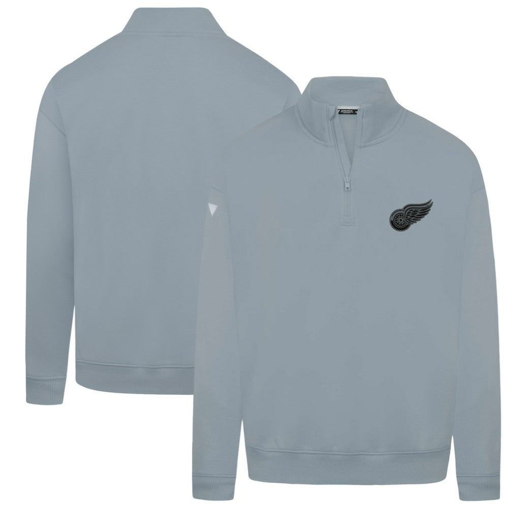 Detroit Red Wings - Levelwear Murray Nightfall Quarter-Zip Jacket Gray