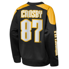 Sidney Crosby Pittsburgh Penguins Outerstuff Youth Best Defense Name & Number Crewneck Sweatshirt Black