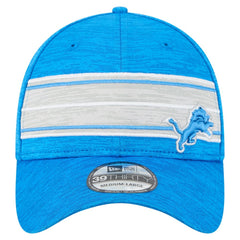 Detroit Lions New Era Stripes 39THIRTY Flex Hat Blue - NFL