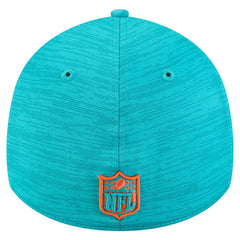 Miami Dolphins New Era Stripes 39THIRTY Flex Hat Aqua - NFL
