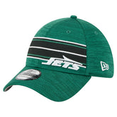 New York Jets New Era Stripes 39THIRTY Flex Hat Green - NFL