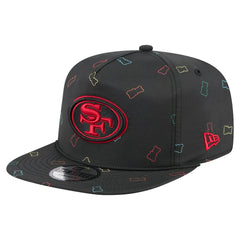 San Francisco 49ers New Era Gummy Golfer Snapback Hat Black - NFL