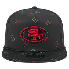 San Francisco 49ers New Era Gummy Golfer Snapback Hat Black - NFL