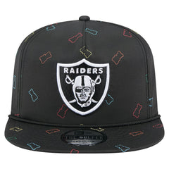 Las Vegas Raiders New Era Gummy Golfer Snapback Hat Black - NFL