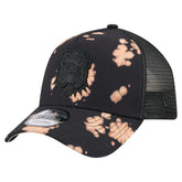 Cleveland Browns New Era Bleached A-Frame 9FORTY Trucker Adjustable Hat Black - NFL