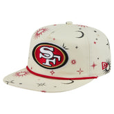 San Francisco 49ers New Era Celestial Golfer Snapback Hat Cream - NFL