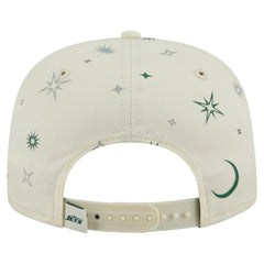New York Jets New Era Celestial Golfer Snapback Hat Cream - NFL