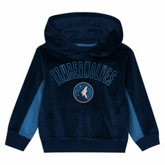 NBA - Minnesota Timberwolves Outerstuff Preschool Velour Hoodie - Navy