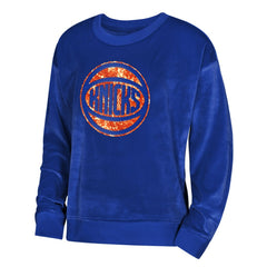 NBA - New York Knicks Outerstuff Youth Girls Step Back Sweatshirt - Blue