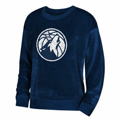 NBA - Minnesota Timberwolves Outerstuff Youth Girls Step Back Sweatshirt - Navy